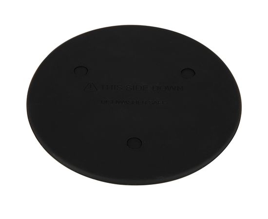 Подставка под горячее, магнитная, диаметр: 14,5 см, материал: силикон, цвет: черный, ASMMT, LODGE, США, фото , изображение 3