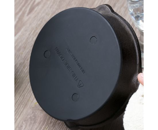 Подставка под горячее, магнитная, диаметр: 14,5 см, материал: силикон, цвет: черный, ASMMT, LODGE, США, фото , изображение 8