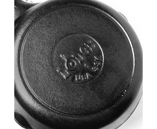 Сковорода круглая 16,5 см, черная, чугун, Lodge, Диаметр сковороды, см: 16.5, фото , изображение 3