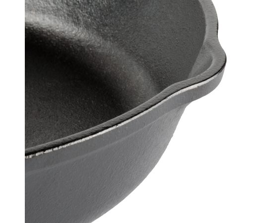 Сковорода круглая 23 см, черная, чугун, Lodge, Диаметр сковороды, см: 23, фото , изображение 5