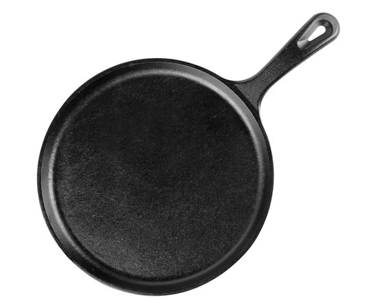 Сковорода чугунная блинная, 26 см, черная, Lodge, фото , изображение 2 Сковорода чугунная блинная, 26 см, черная, Lodge, фото , изображение 2