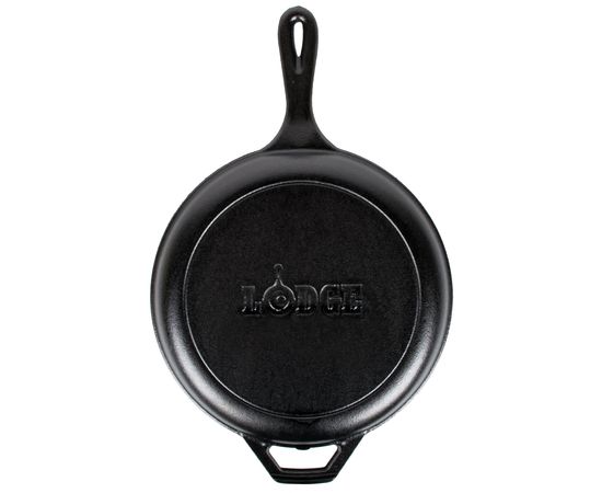 Сковорода глубокая, диаметр: 26 см, объем: 2,84 л + крышка-сковорода, материал: чугун, LCC3, LODGE, США, фото , изображение 3