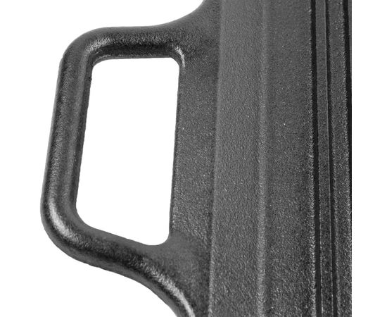 Сковорода-гриль квадратная 30х30 см, черная, чугун, Lodge, фото , изображение 5