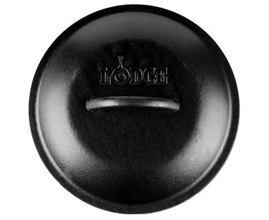 Крышка, 26х5 см, чугун, черная, Lodge, фото , изображение 2