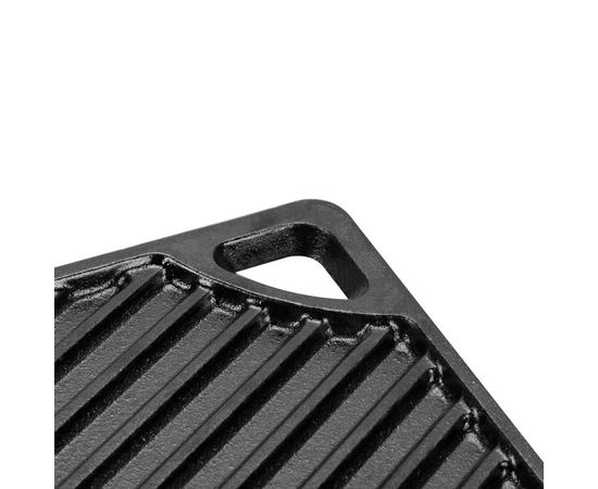 Лист-гриль 42.5х24 см, черный, чугун, Lodge, фото , изображение 5