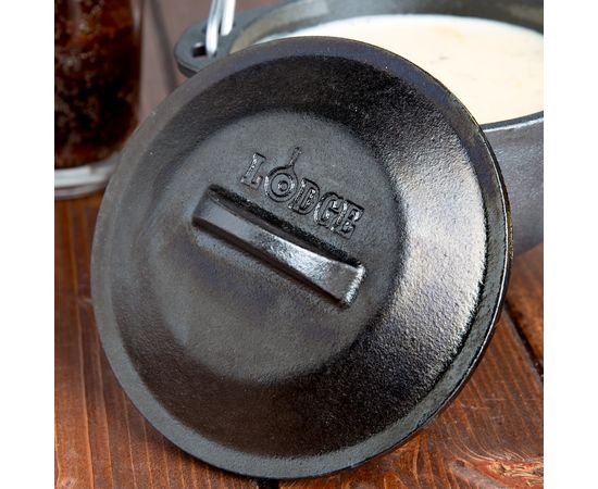 Крышка , диаметр: 12 см, материал: чугун, H5MIC, LODGE, США, фото , изображение 4