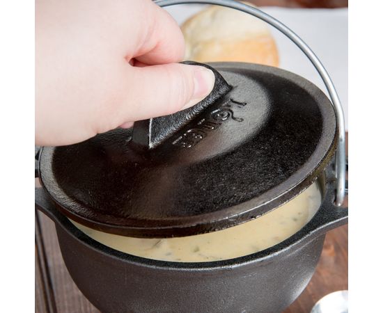 Крышка , диаметр: 12 см, материал: чугун, H5MIC, LODGE, США, фото , изображение 6