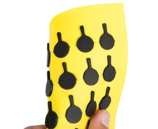 Коврик квадратный, 17.8х17.8 см, желтый с черным рисунком, силикон, Lodge, Цвет: Желтый, фото , изображение 6