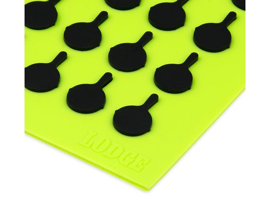 Коврик квадратный, 17.8х17.8 см, зеленый с черным рисунком, силикон, Lodge, Цвет: Зеленый, фото , изображение 3