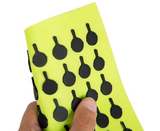 Коврик квадратный, 17.8х17.8 см, зеленый с черным рисунком, силикон, Lodge, Цвет: Зеленый, фото , изображение 4