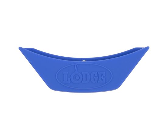 Перчатка-ухват в форме трапеции, голубая, силикон, Lodge, Цвет: Голубой, фото , изображение 2