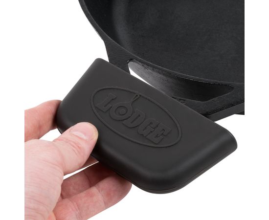 Перчатка-ухват, черная, силикон, Lodge, Цвет: Черный, фото , изображение 3