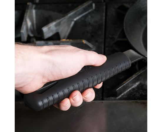 Накладка на ручку для стальных сковородок, размер: 17,8  х 4 х 3,3 см, материал: силикон, цвет: черный, ASCRHH11, LODGE, США, фото , изображение 5