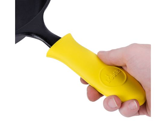 Перчатка-ухват, 14x5 см, желтая, силикон, Lodge, Цвет: Желтый, фото , изображение 4