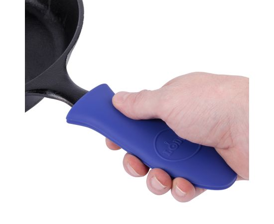 Перчатка-ухват, 14x5 см, голубая, силикон, Lodge, Цвет: Голубой, фото , изображение 4