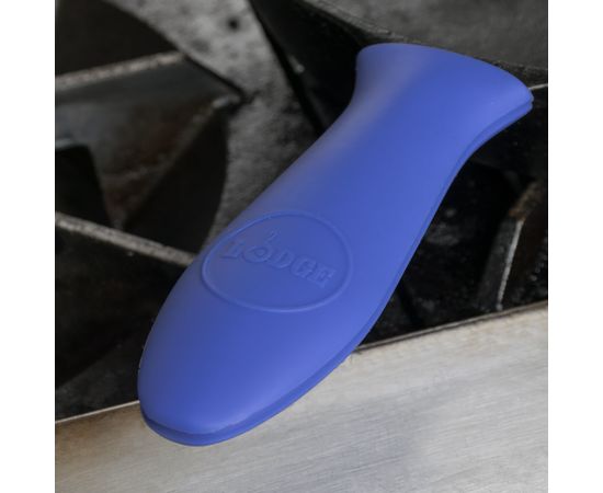 Перчатка-ухват, 14x5 см, голубая, силикон, Lodge, Цвет: Голубой, фото , изображение 5