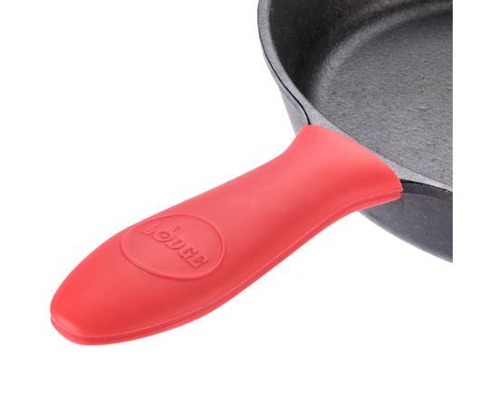 Перчатка-ухват, 14x5 см, красная, силикон, Lodge, Цвет: Красный, фото , изображение 3