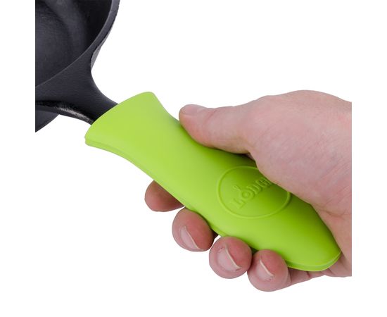 Перчатка-ухват, 14x5 см, зеленая, силикон, Lodge, Цвет: Зеленый, фото , изображение 4
