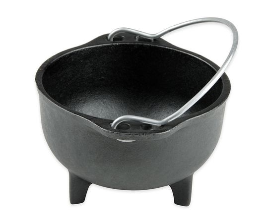 Котелок с ручкой, объем: 0,47 л, диаметр: 12,5 см, высота: 8 см, материал: чугун, HCK, LODGE, США, фото , изображение 2