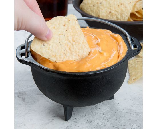 Котелок с ручкой, объем: 0,47 л, диаметр: 12,5 см, высота: 8 см, материал: чугун, HCK, LODGE, США, фото , изображение 6