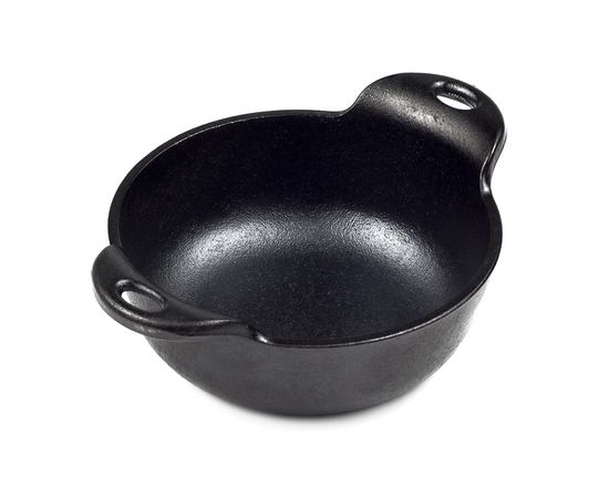 Блюдо для запекания, диаметр: 13 см, высота: 4,5 см, материал: чугун, HMSB, LODGE, США, фото , изображение 4