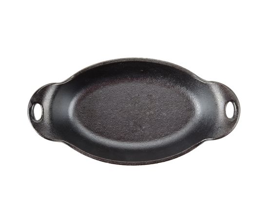 Блюдо для запекания, овальное, объем: 0,25 л, размер: 20 х 10,5 см, материал: чугун, HMSOV, LODGE, США, фото , изображение 2