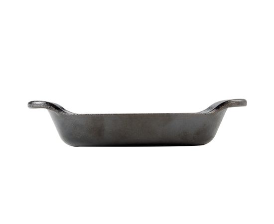 Блюдо для запекания, овальное, объем: 0,25 л, размер: 20 х 10,5 см, материал: чугун, HMSOV, LODGE, США, фото , изображение 3