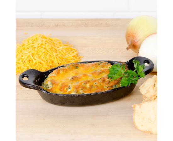 Блюдо для запекания, овальное, объем: 0,25 л, размер: 20 х 10,5 см, материал: чугун, HMSOV, LODGE, США, фото , изображение 6