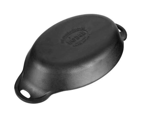 Блюдо для запекания, овальное, размер: 31,5 х 17,5 см, материал: чугун, LOSD, LODGE, США, фото , изображение 5