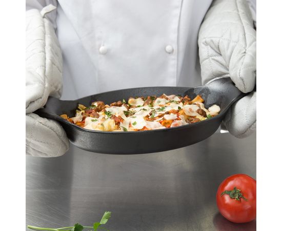 Блюдо для запекания, овальное, размер: 31,5 х 17,5 см, материал: чугун, LOSD, LODGE, США, фото , изображение 7