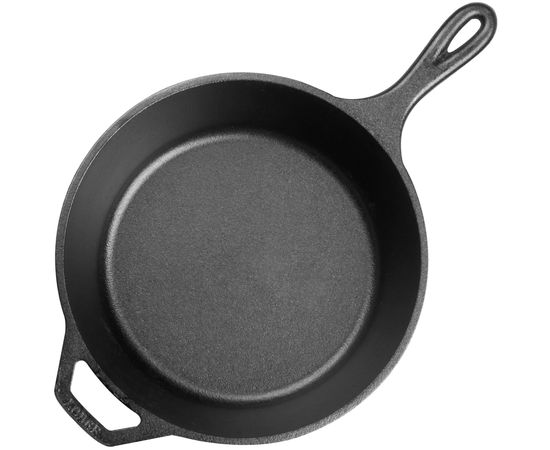 Сковорода круглая глубокая, 30 см, черная, чугун, Lodge, фото , изображение 2