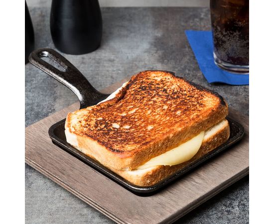 Сковорода для фахитос квадратная 14х14 см, черная, чугун, Lodge, фото , изображение 6