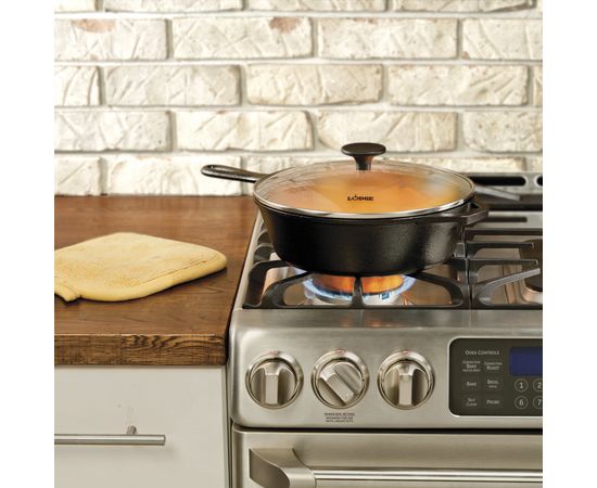 Крышка , диаметр: 20 см, материал: стекло, GL8, LODGE, США, фото , изображение 3