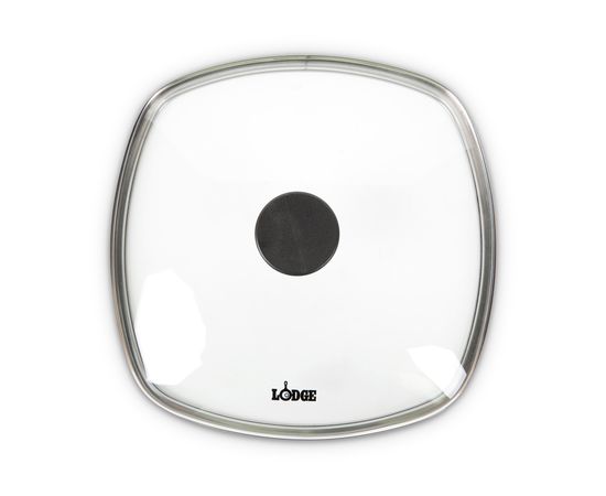 Крышка квадратная, размер: 26 х 26 см, материал: стекло, GLSQ10, LODGE, США, фото , изображение 2