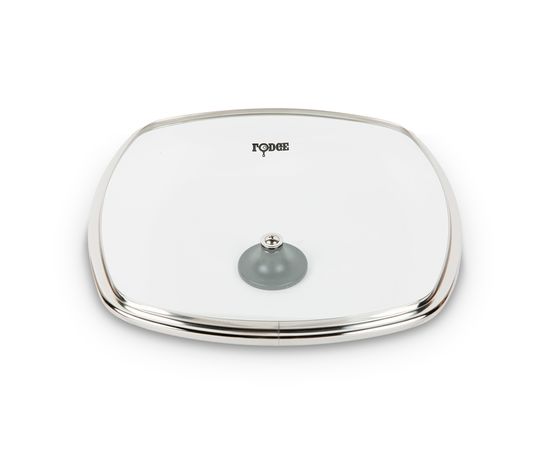 Крышка квадратная, размер: 26 х 26 см, материал: стекло, GLSQ10, LODGE, США, фото , изображение 6