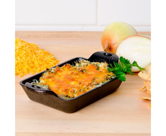 Блюдо для запекания, прямоугольное, размер: 20 х 10 см, материал: чугун, HMSRC, LODGE, США, фото , изображение 6