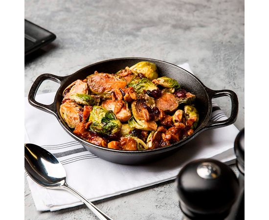 Сковорода с двумя ручками, диаметр: 20 см, материал: чугун, L5RPL3, LODGE, США, фото , изображение 5