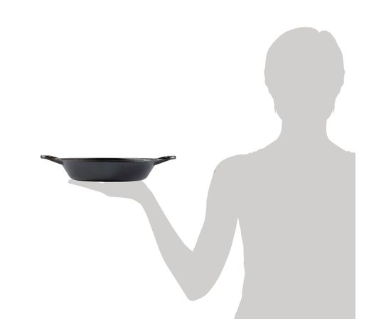 Сковорода с двумя ручками, диаметр: 20 см, материал: чугун, L5RPL3, LODGE, США, фото , изображение 7