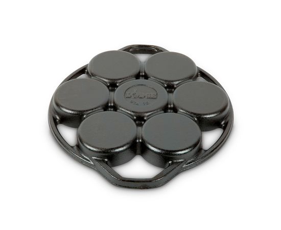 Форма для выпечки кексов, размер: 32,5 х 28,5 см, материал: чугун, L7B3, LODGE, США, фото , изображение 4