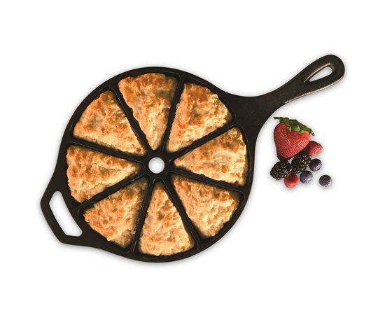 Сковорода на 8 ячеек, диаметр: 23 см, материал: чугун, L8CB3, LODGE, США, фото , изображение 3