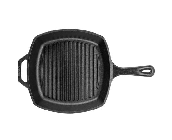 Сковорода - гриль, квадратная, размер: 26 х 26 х 6 см, материал: чугун, L8SGPWLFI, "Рыба" коллекция Wild Life, LODGE, фото , изображение 3