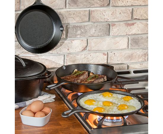 Сковорода блинная, диаметр: 26 см, чугун, L9OGWLMO, "Лось" серия Wild Life, LODGE, фото , изображение 4