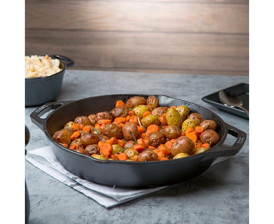 Сковорода с двумя ручками, диаметр: 30 см, материал: чугун, L10SKL, LODGE, США, фото , изображение 6