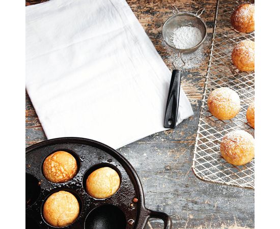 Сковорода - форма для кексов, диаметр: 23 см, материал: чугун, P7A3, LODGE, США, фото , изображение 8