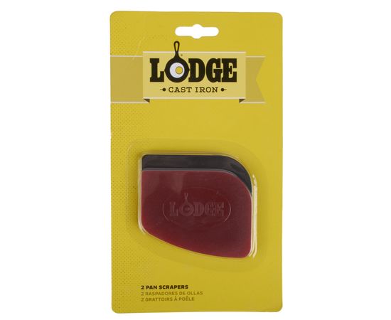 Набор из 2-ух скребков для сковороды, размер: 7,5 х 5,8 см, материал: пластик, цвет: черный, красный, SCRAPERPK, LODGE, США, фото , изображение 4