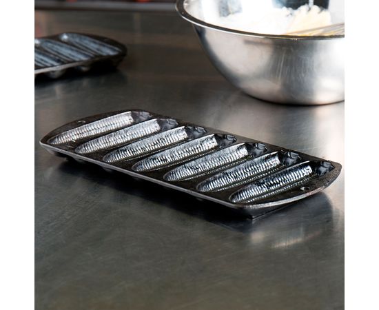 Форма для выпечки, размер: 31,5 х 14,5 см, материал: чугун, L27C3, LODGE, США, фото , изображение 5