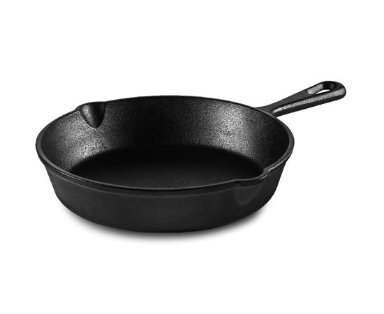 Сковорода круглая 16,5 см, черная, чугун, Lodge, Диаметр сковороды, см: 16.5, фото 