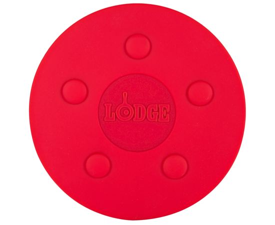 Подставка под горячее, магнитная, диаметр: 18 см, материал: силикон, цвет: красный, ASLMT41, LODGE, США, фото 
