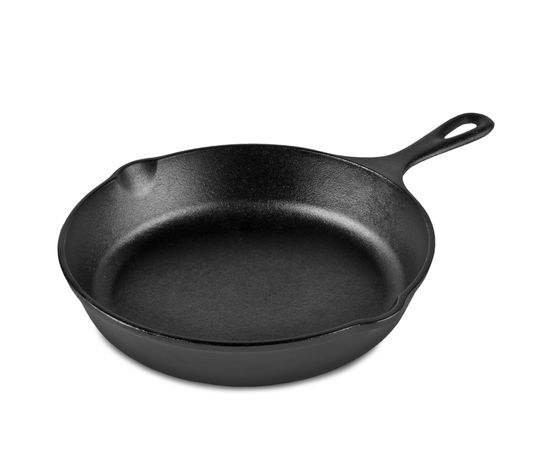 Сковорода круглая 23 см, черная, чугун, Lodge, Диаметр сковороды, см: 23, фото 