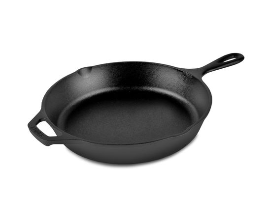 Сковорода круглая 33 см, черная, чугун, Lodge, Диаметр сковороды, см: 33, фото 